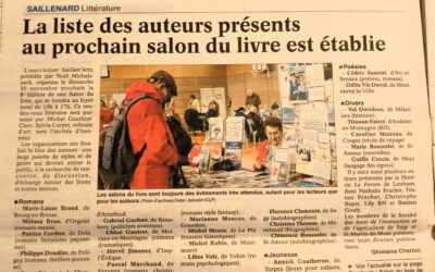 8ème édition du Salon du livre à Saillenard 30 novembre 2025
