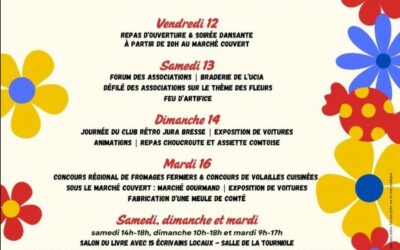 Salon du livre à Bletterans du 13-14-16 Septembre 2025