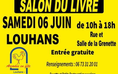 Salon du livre Louhans 6 juin 2026