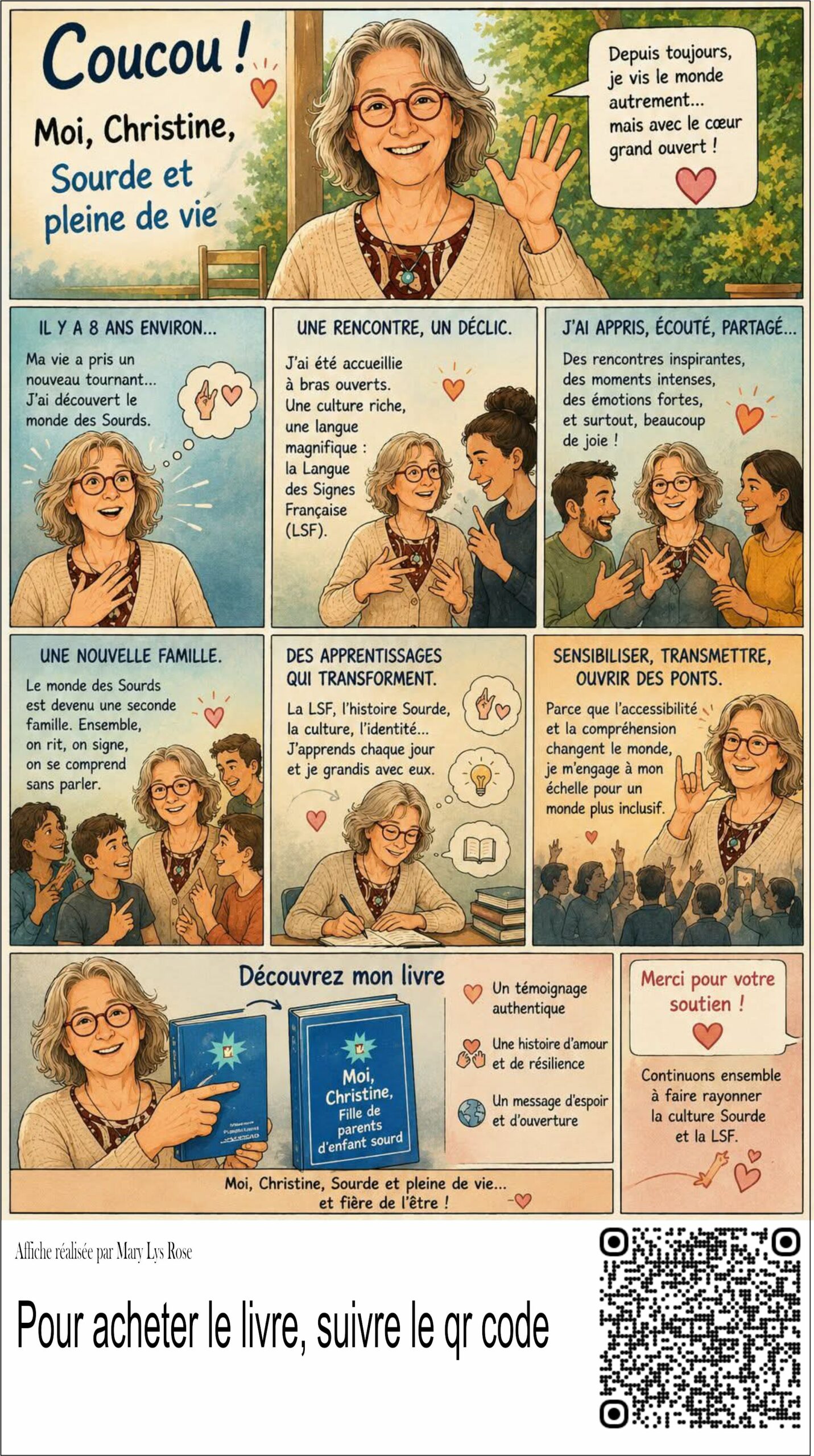Planche BD Livre QR Code